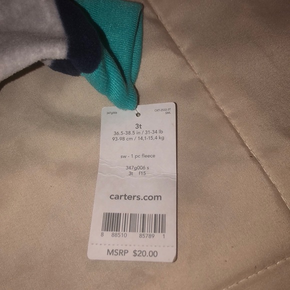 🛑SOLD🛑Carters One piece Fleece - Picture 4 of 8